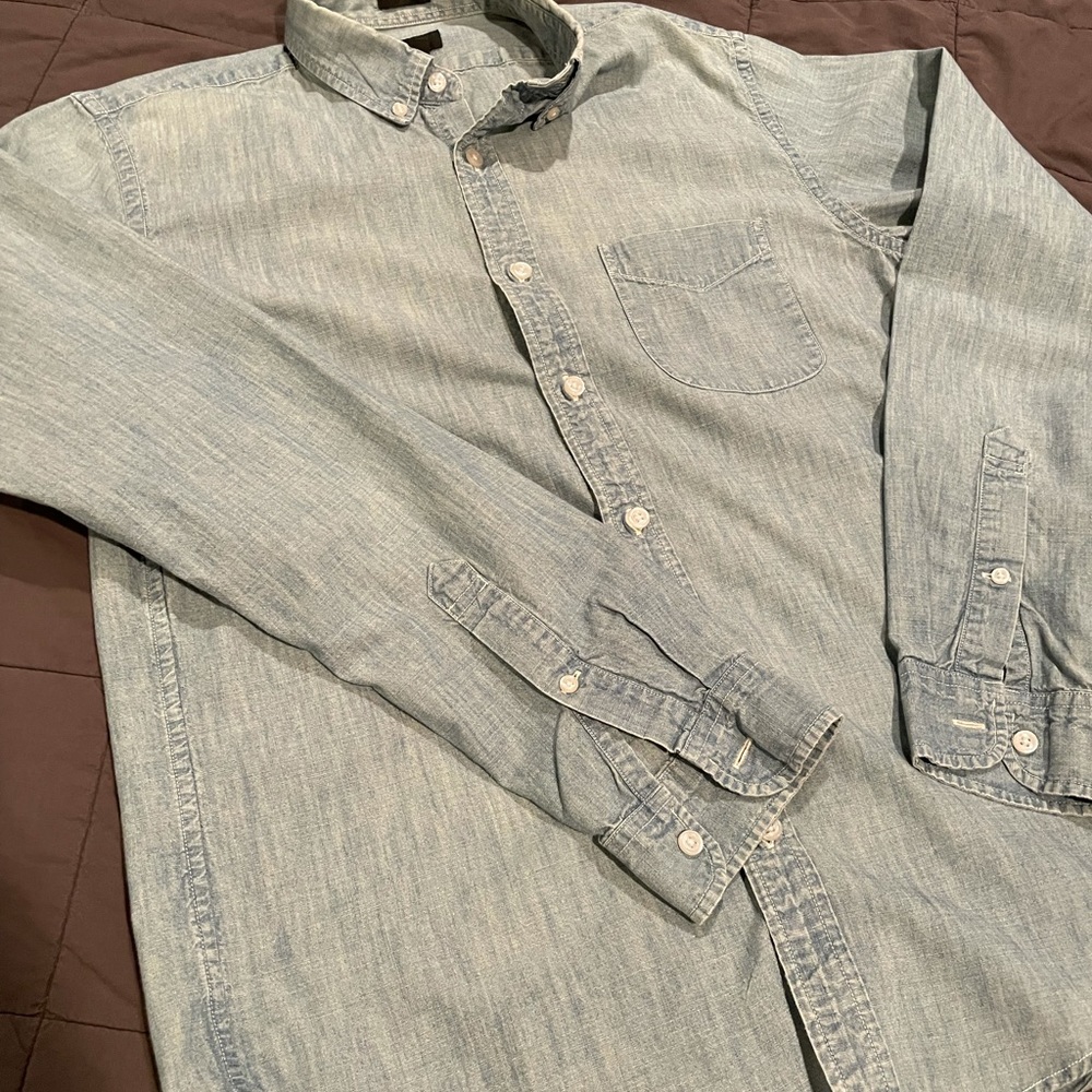 J. Crew Lightweight Chambray Shirt